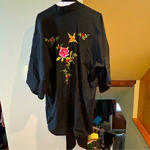 Handmade Silk Embroidered Robe